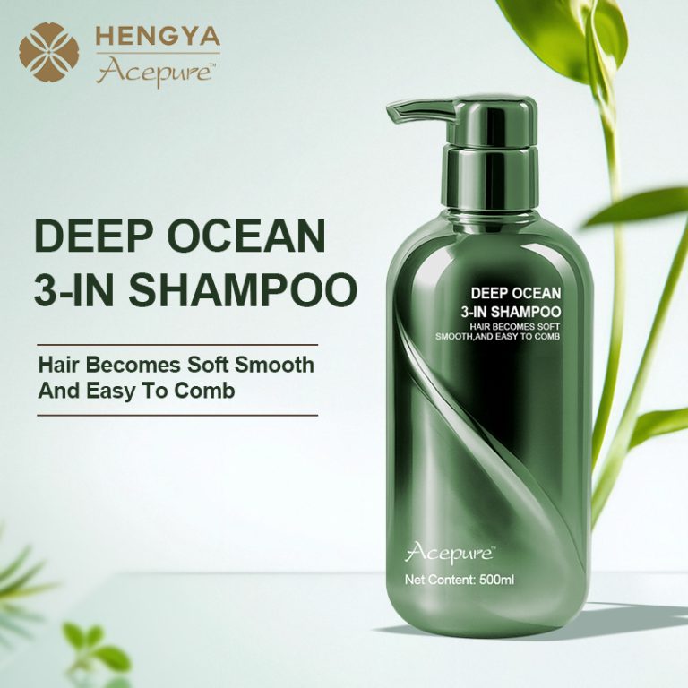 Private Label Deep Ocean 3-In Shampoo | Multi-Functional Hair Core Repair & Smoothing Formula