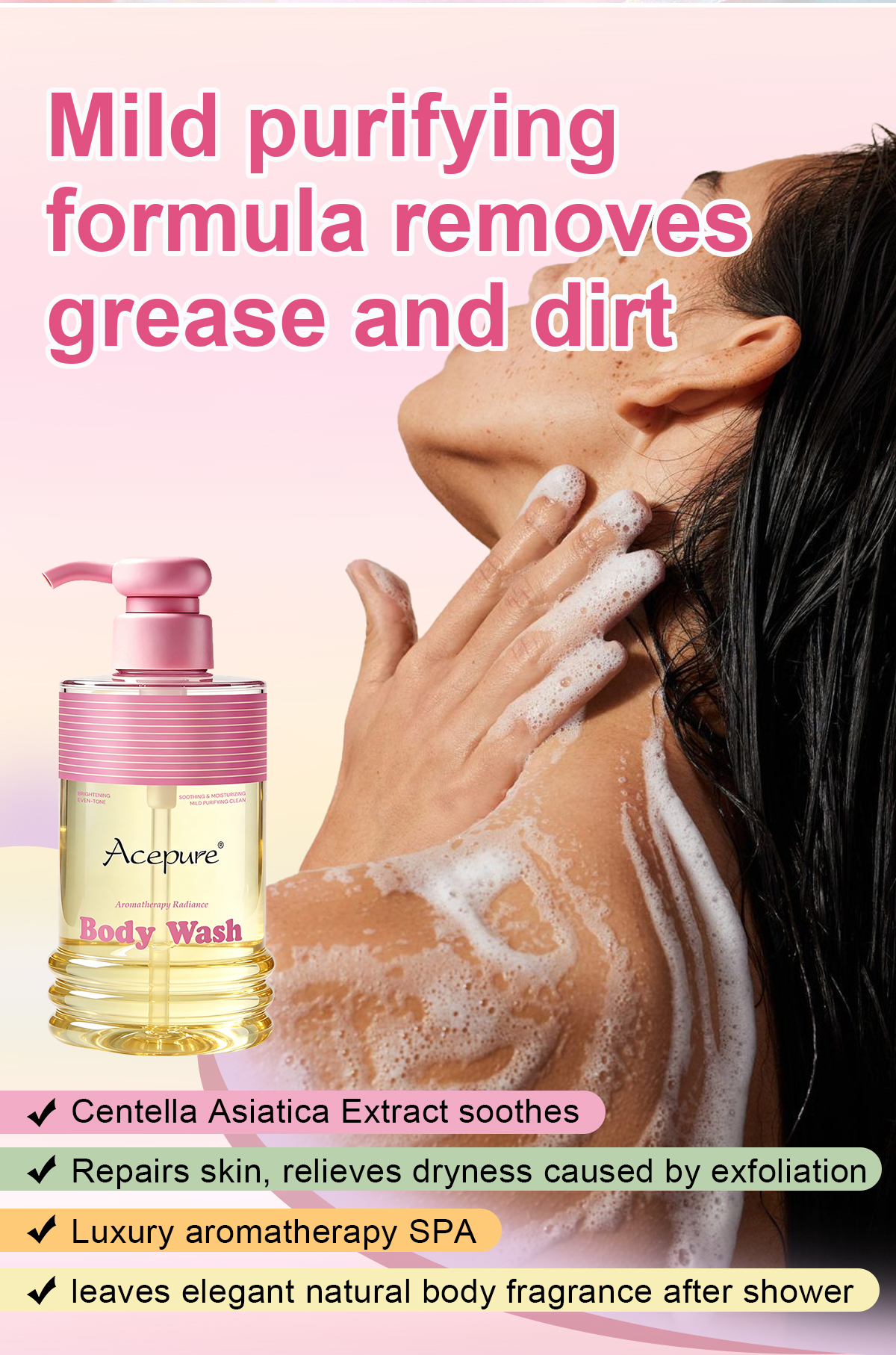 Image [2]-Aromatherapy Radiance Body Wash Brightens Skin and Gently Exfoliates