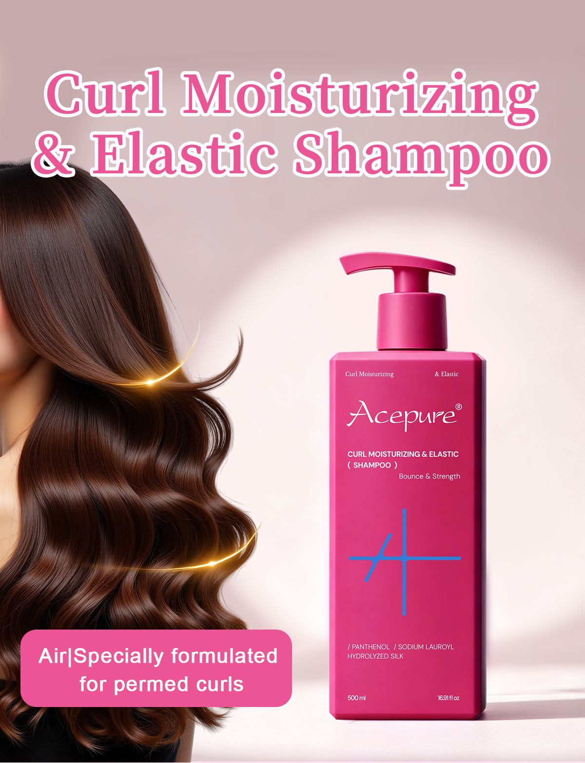 Image [1]-Curl Moisturizing Elastic Shampoo Repairs Permed Damaged Hair and Adds Bounce