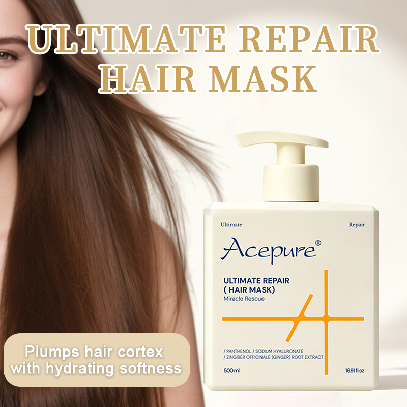 Acepure Ginger Amino Acid Hair Mask-Deep Nourishing Repair Moisturizing Oil-Control Dry Damaged Frizzy Hair-acepure