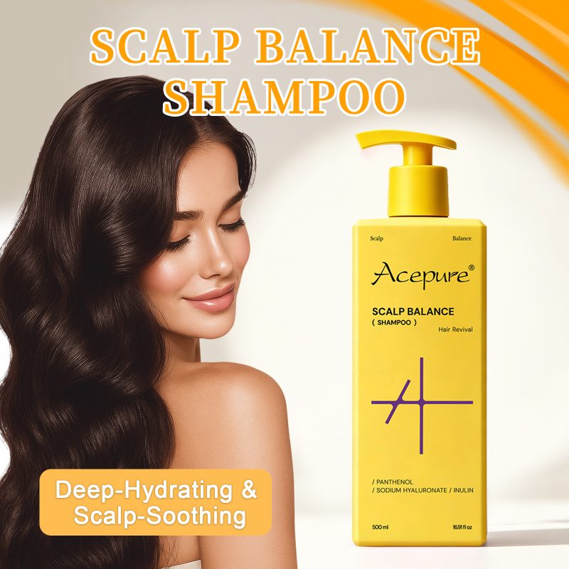 Scalp Balance Shampoo Controls Oil Strengthens Hair and Locks Moisture-acepure