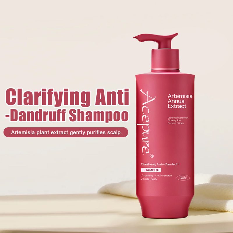 Clarifying Anti Dandruff Shampoo Soothes Itchy Scalp and Balances Sebum-acepure