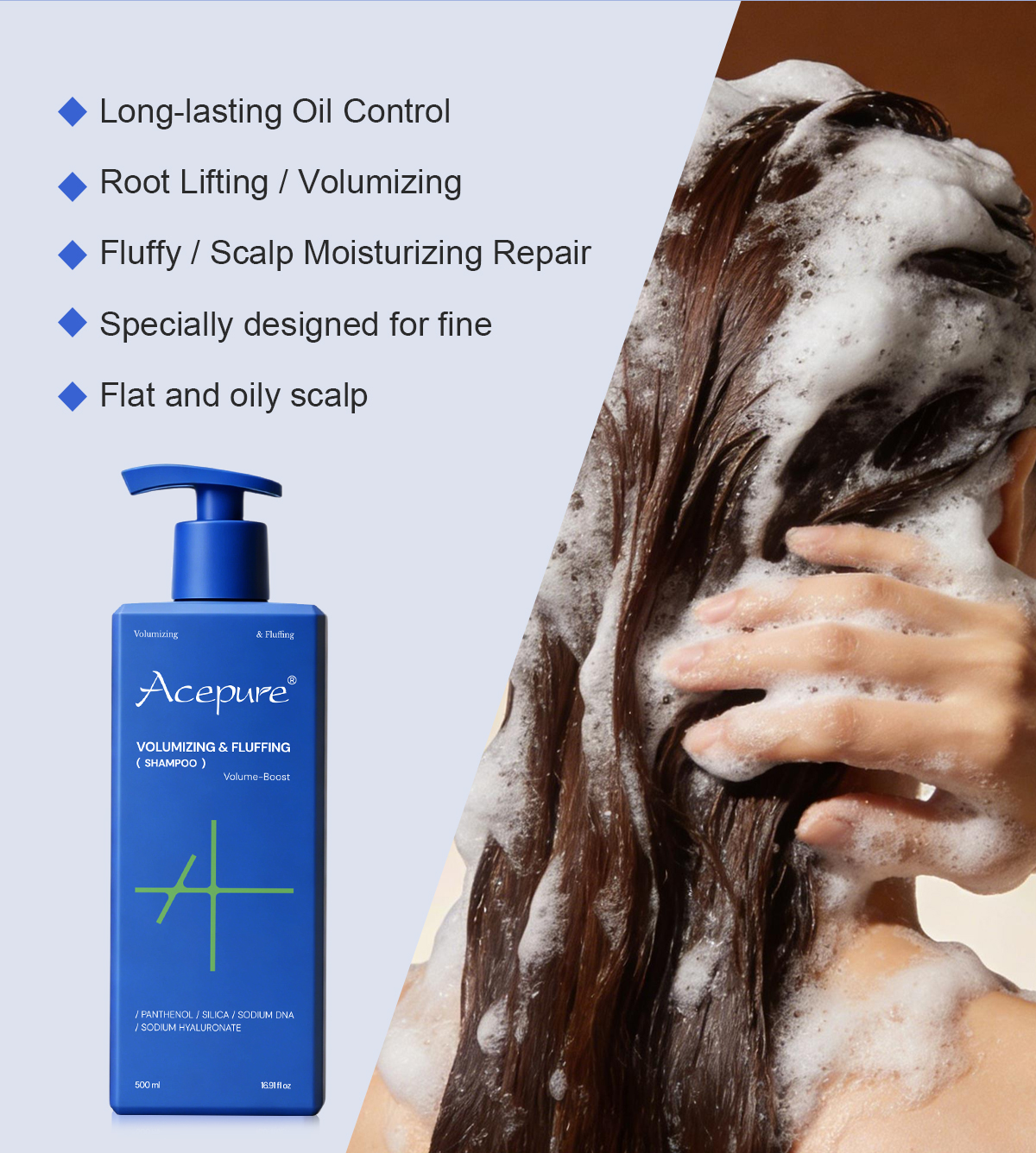 Image [4]-Volumizing Fluffing Shampoo Lifts Roots and Controls Oily Scalp