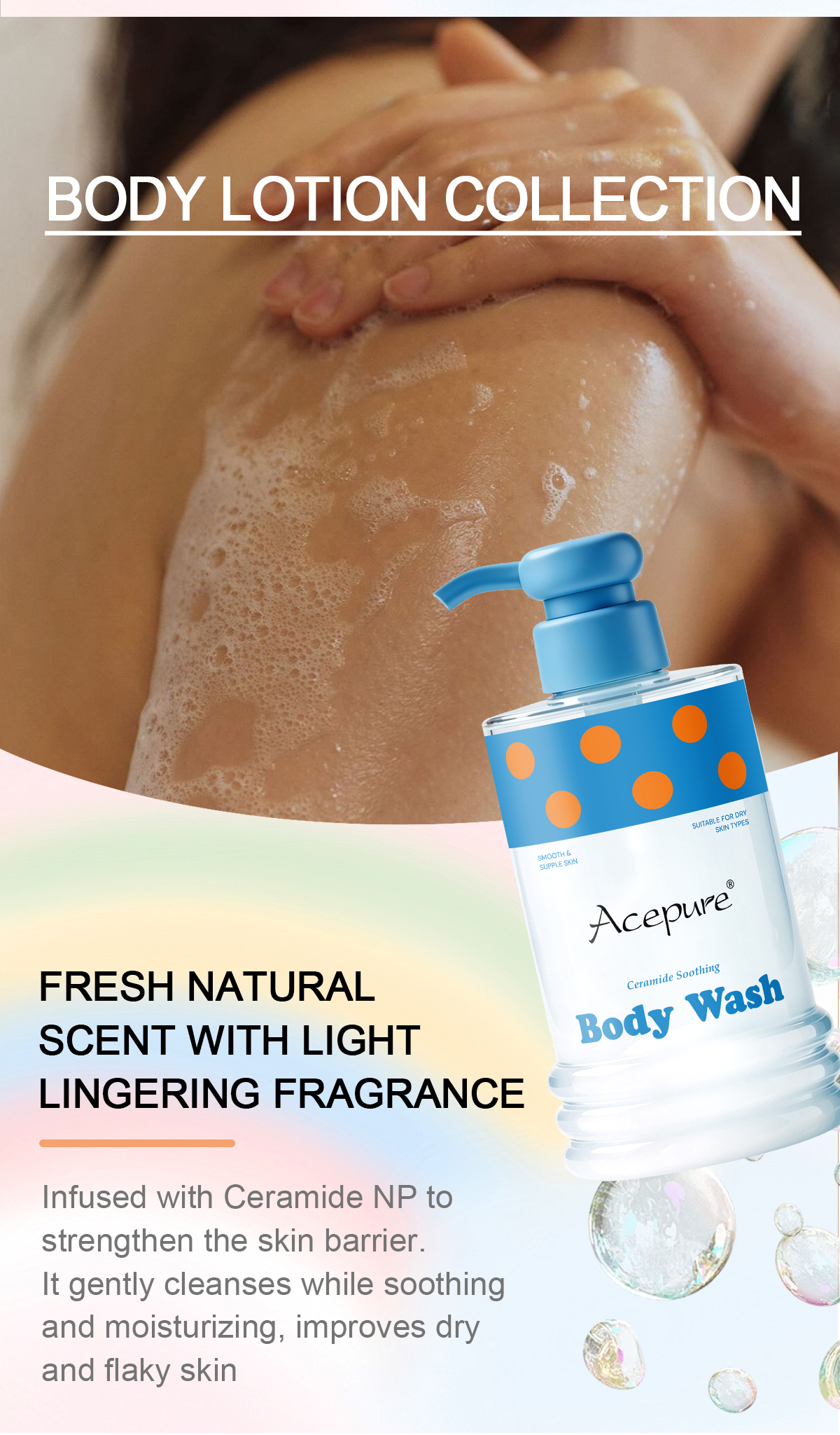 Image [4]-Ceramide Soothing Body Wash Strengthens Barrier and Relieves Dry Skin