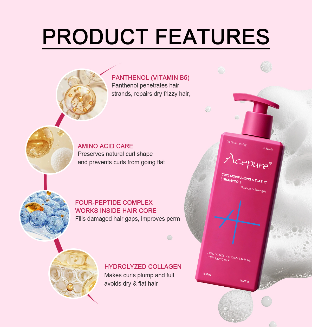 Image [6]-Curl Moisturizing Elastic Shampoo Repairs Permed Damaged Hair and Adds Bounce